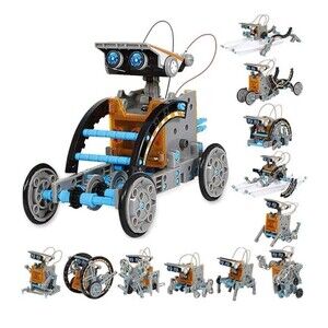 Sillbird STEM Toy 12-in-1 Education Solar Robot Toys Educational Engineer Build